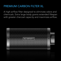AC Infinity Aktivkohlefilter XL – 150 mm