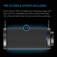 AC Infinity Aktivkohlefilter XL – 150 mm