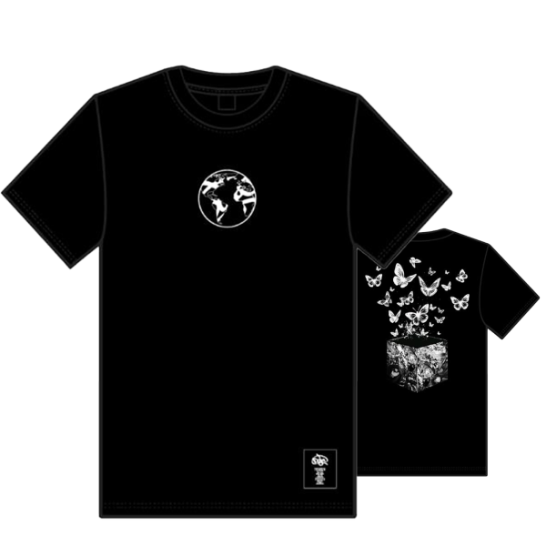 Doja T-Shirt Butterfly White M
