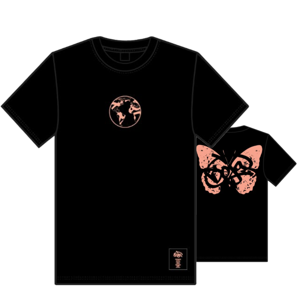 Doja T-Shirt Butterfly Orange