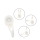 Boldix LST Clips 360 Grad Pflanzenbieger 20er Set (Low Stress Training | Weiß)