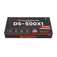 Boldix  DS-500X1 Digitale Feinwaage 0,01g/500g (Taschenwaage mit Prüfgewicht)