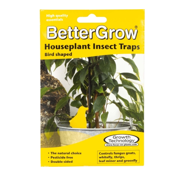 Bettergrow Gelbtafeln 15er Set | Insektenfallen Hauspflanzen