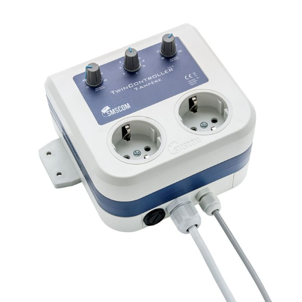 SMSCOM TwinController Mk2 7 A EU – 2-Kanal Lüftersteuerung