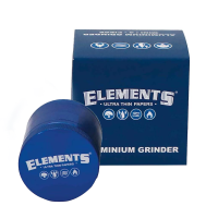 Elements Blue Aluminium Grinder 4-teilig – Mini...