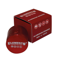 Elements Red Aluminium Grinder 4-teilig – Mini...
