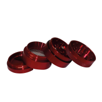 Elements Red Aluminium Grinder 4-teilig – Mini...