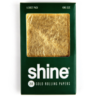 Shine 24K Gold Rolling Papers – 6er Pack King Size...