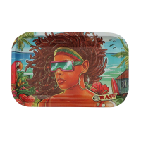 RAW Brazil Metal Rolling Tray 3rd Edition – Small