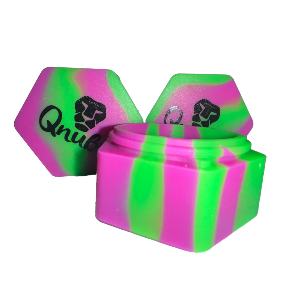 QNUBU Silikon Behälter für Hash & Extrakte 25ml Sechseck