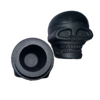 QNUBU Silikon Behälter für Hash & Extrakte 2ml Totenkopf