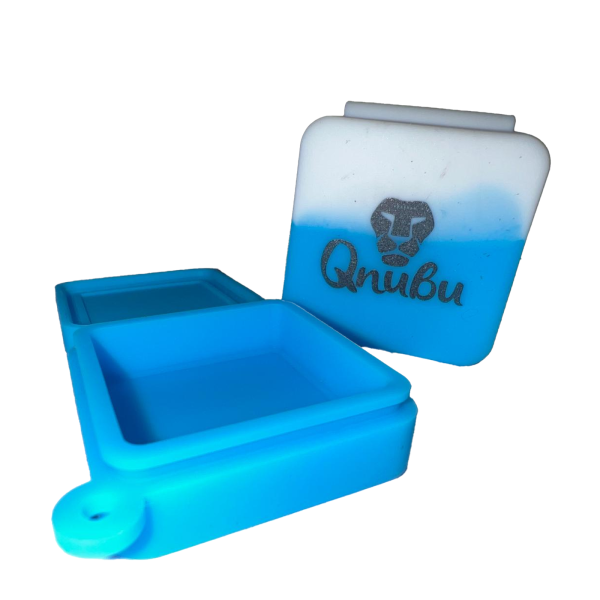 QNUBU Silikon Behälter für Hash & Extrakte 8ml Quadrat