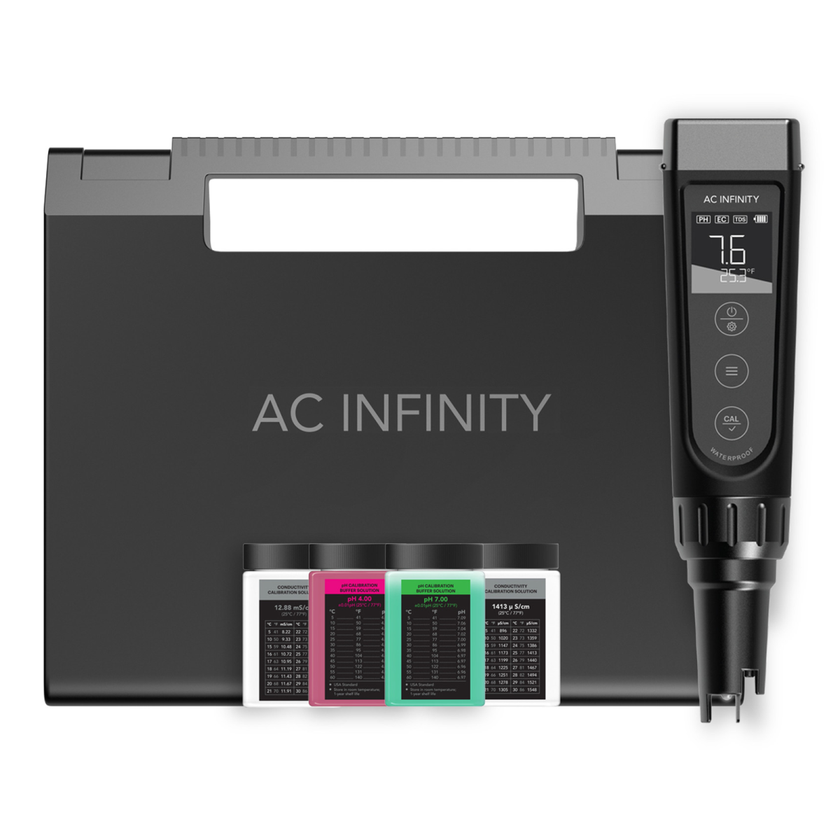 AC Infinity Hydroponic Meter PRO Kit – 5-in-1 Messgerät für Wasserqua