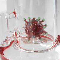 BLAZE Virus Ball Ölbong / Dab Rig – Honeycomb Perkolator