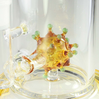BLAZE Virus Ball Ölbong / Dab Rig – Honeycomb Perkolator