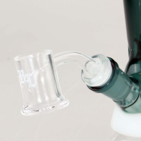 Black Leaf Flat Top Quarz Banger