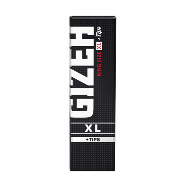 GIZEH BLACKKing Size XL + Tip