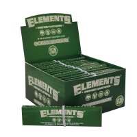 Elements Green Connoisseur KS Slim mit Tips – 32 Leaves