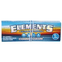 Elements Connoisseur 1 1/4 Papers mit Tips – 50 Leaves