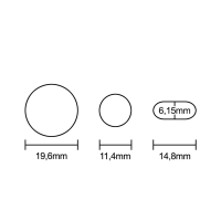 Terp Pearl Dabbing Perlensatz 6,55 mm