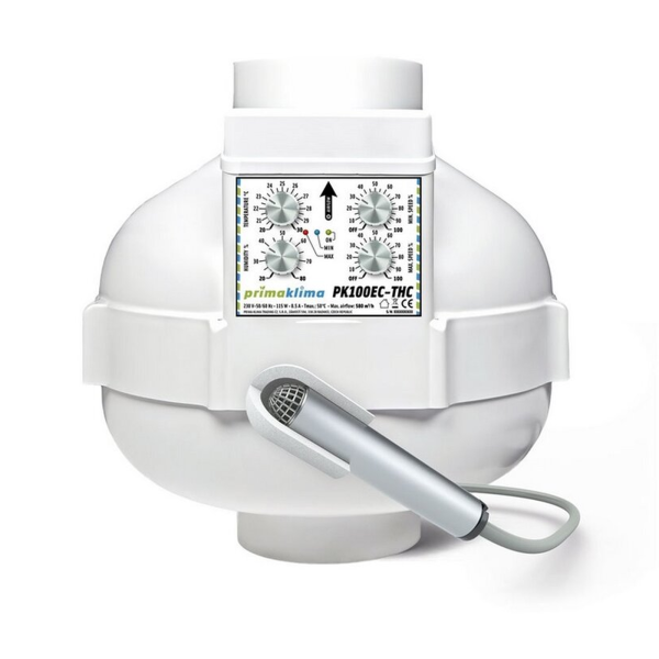 Prima Klima EC-THC Ventilator Temp.- & Hygro-Control 580 m³/h 100 mm