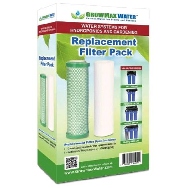 GrowMax Water Replacement Filter Pack 10"
