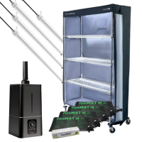 Athena VP Dome Komplettset (inkl. LED, Heizmatten, Luftbefeuchter) - 122x46x183cm