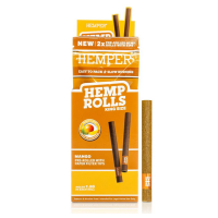 Hemper King Size Hemp Rolls + Glass Tip 2-Pack – Mango