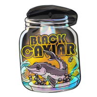 Schnellverschlussbeutel Black Caviar 100stk