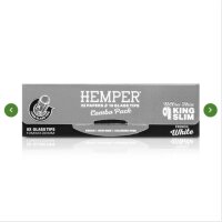 Hemper Rolling Paper Booklet mit Glas Tips (10mm)