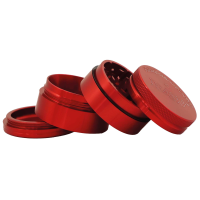 HAMMERCRAFT x RAW Aluminium Grinder 4-teilig Rot –...