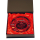 RAW Ruby Red Glass Ashtray