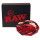 RAW Ruby Red Glass Ashtray