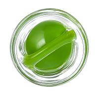 Jelly Joker - Gedrehter Glastip aus Borosilikatglas...