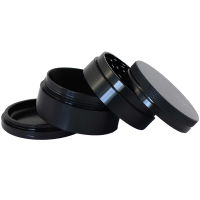 HAMMERCRAFT x RAW Aluminium Grinder 4-teilig Schwarz -...