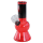 Minibong mit Hanfblatt rot – 13,6 cm