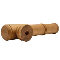 Calumet Totem Holzpfeife mit Aktivkohlefilter – 37 cm