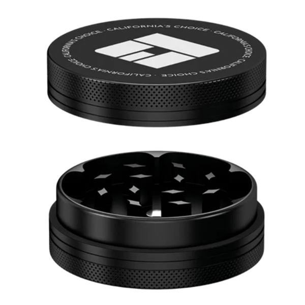 Californias Choice 2-Teiliger Aluminium Grinder Compton schwarz