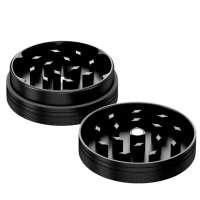 Californias Choice 2-Teiliger Aluminium Grinder Compton schwarz