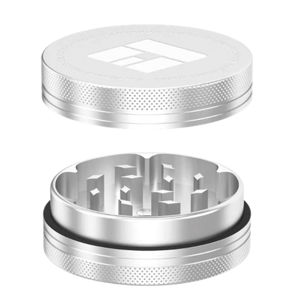 Californias Choice 2-Teiliger Aluminium Grinder Compton silber