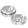 Californias Choice 2-Teiliger Aluminium Grinder Compton silber
