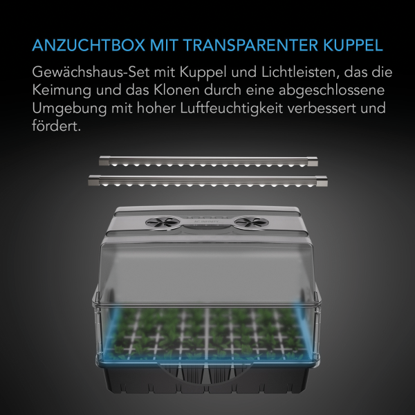 AC Infinity AC-HDL5 Stecklings-Gewächshaus mit LED