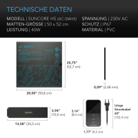 AC Infinity SUNCORE H5 Heizmatte mit Digital-Controller