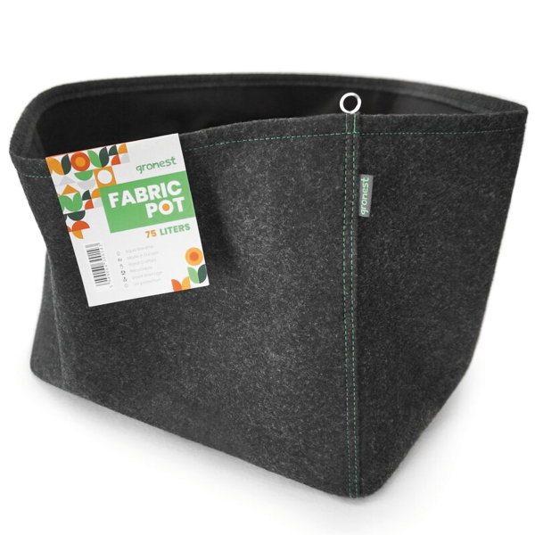 Gronest Stofftopf 75 L – Pflanzgefäß aus Textil