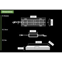 HortiOne 420 LED Grow Lampe V3 150W 2,9 µmol/J