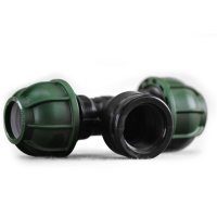 PE T-Stück 20 mm 3/4" 20 mm IG Schraube