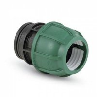 PE Kupplung 20 mm 3/4" IG Schraube
