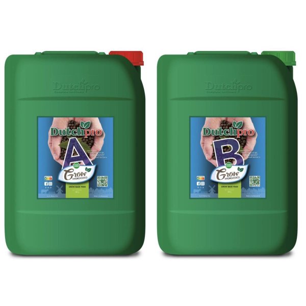 Dutchpro Grow A+B Hydro/Coco weiches Wasser je 20 Liter